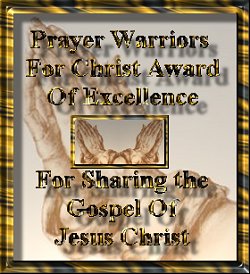 Prayer Warriors for Christ Award